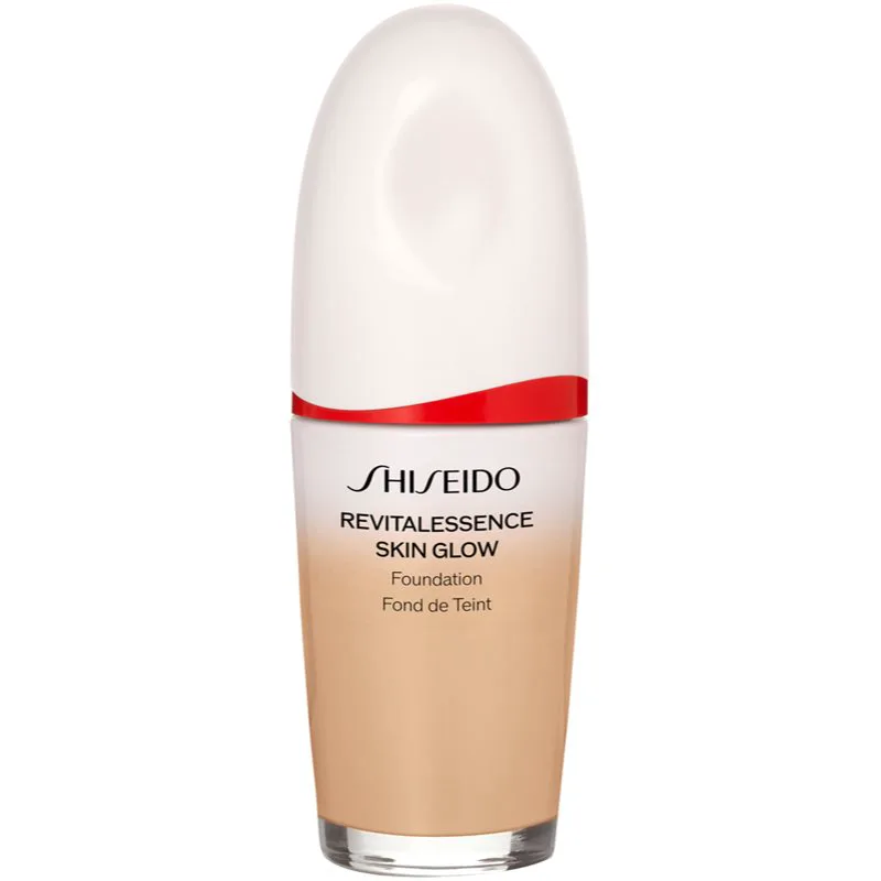 Shiseido Revitalessence Skin Glow Foundation ελαφρύ μακιγιάζ με λαμπρυντική επίδραση SPF 30 απόχρωση Silk 30 ml