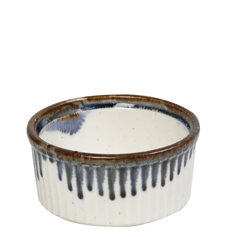 Μπωλ Σουφλέ Πυρίμαχο Stoneware Reactive Blue Essentials ESPIEL 10x5εκ. OWR124K12 (Σετ 12 Τεμάχια) (Χρώμα: Μπλε, Υλικό: Stoneware) - ESPIEL - OWR124K12