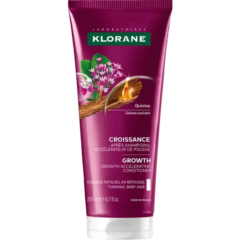 Klorane Growth Accelerating Conditioner Μαλακτική Κρέμα Επιτάχυνσης Ανάπτυξης Μαλλιών 200ml