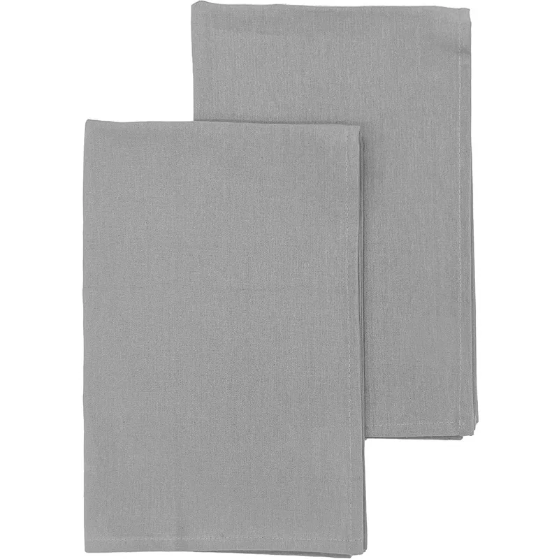 Ποτηρόπανα Σετ 2τμχ Melinen Zoe Light Grey
