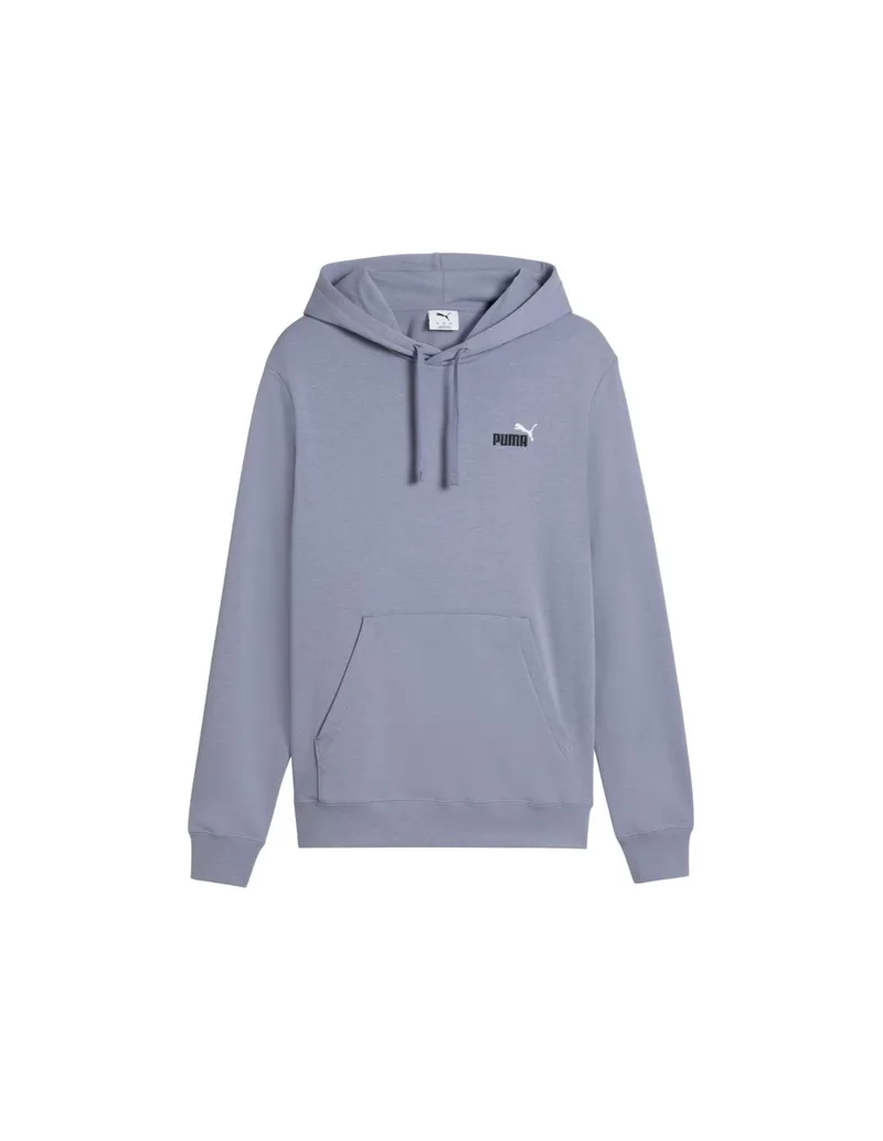 Men's Puma ESS 2 Color Small No 1 Logo Hoodie Gray 684719 65