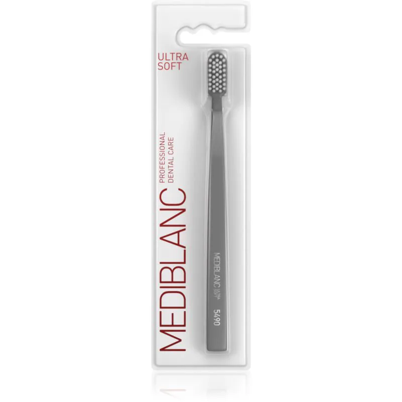 MEDIBLANC 5490 Ultra Soft οδοντόβουρτσα ύπερ-μαλακό Grey 1 τμχ