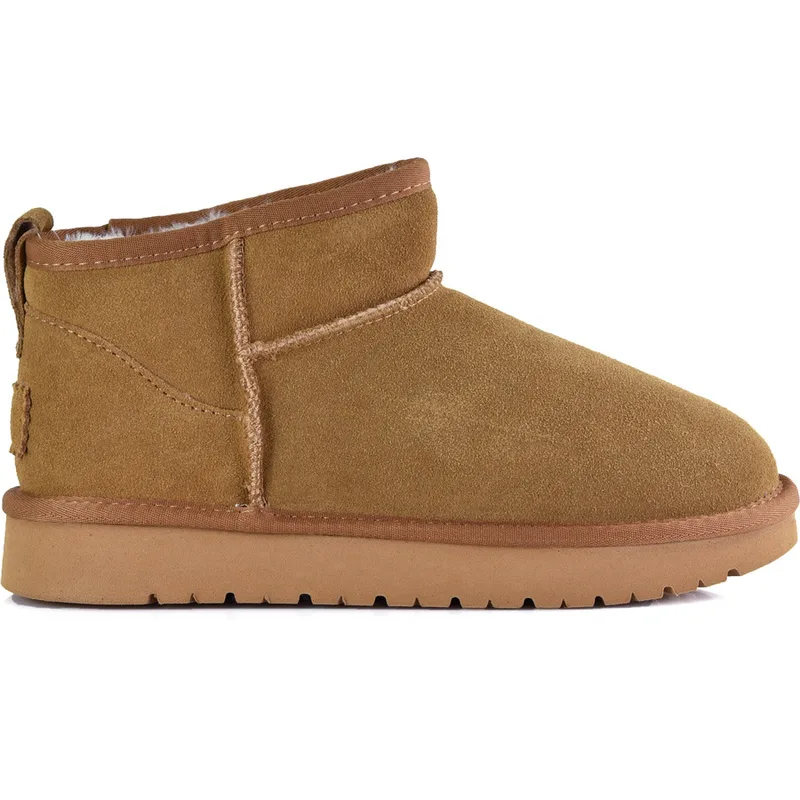 Κάμελ ultra short δερμάτινο Australian Boot Izy 1966