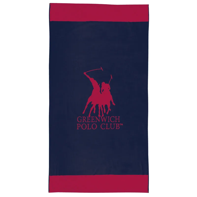 Greenwich polo club πετσετα θαλασσησ 90χ170 4048 blue, red