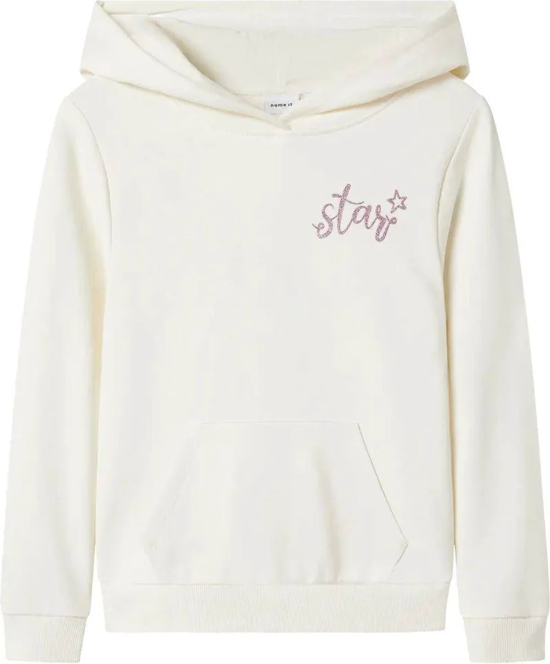 HOODIE NAME IT NKFNICA 13246279 ΛΕΥΚΟ (158-164CM)-(13-14 ΕΤΩΝ)