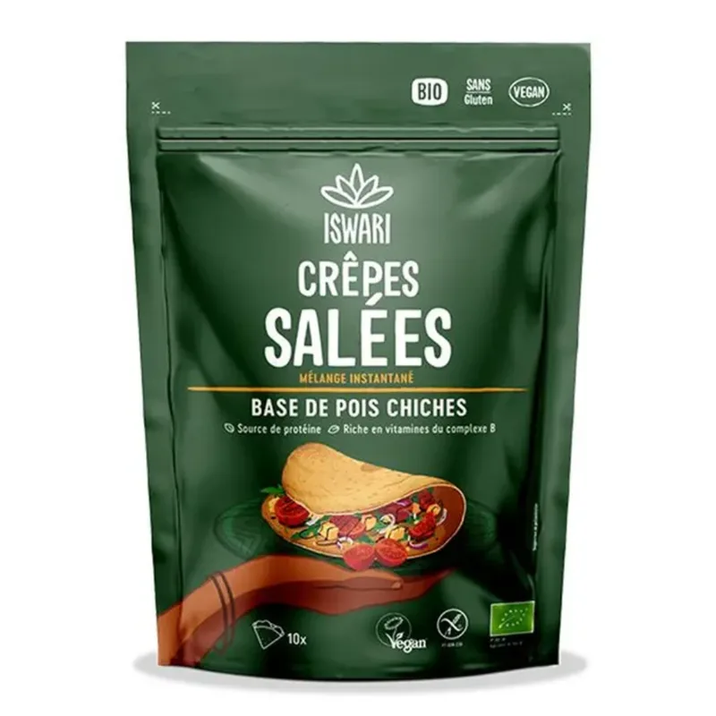 Iswari Savory Crepes Instant Mix Chickpea Base 250g