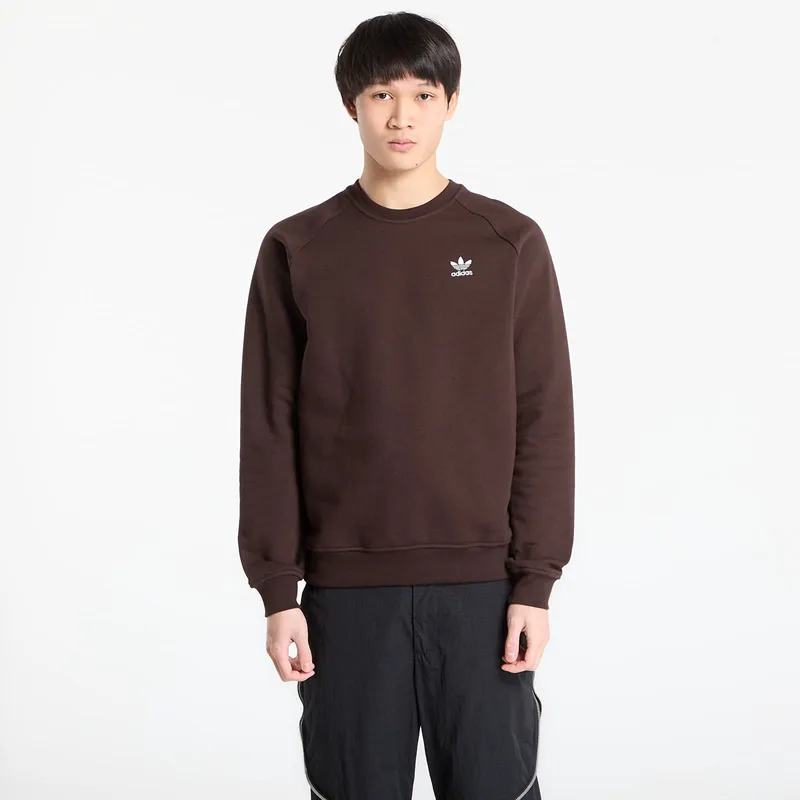 Φούτερ adidas Trefoil Essentials Crew Sweatshirt Aurora Coffee S