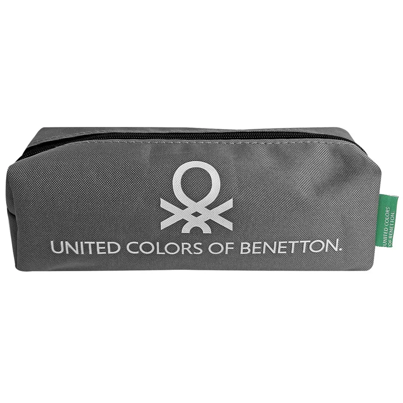 Κασετίνα Γκρι United Colors of Benetton 20x6cm