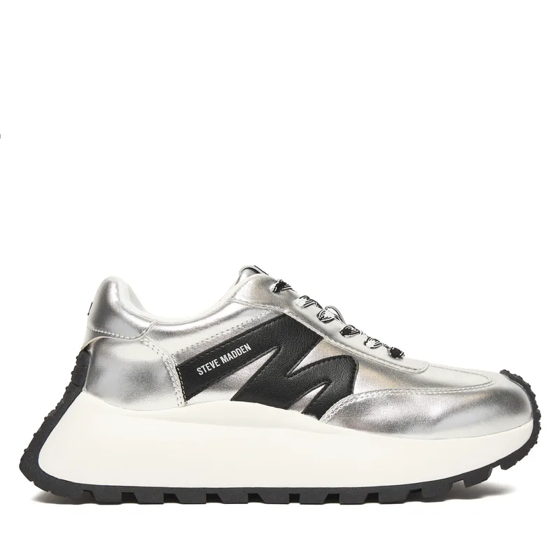 Αθλητικά Steve Madden Supercampo SM11004808 Ασημί