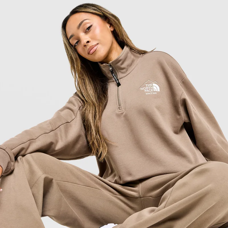 The North Face Gaspra 1/4 Zip Γυναικείο Φούτερ (9000240035_88113)