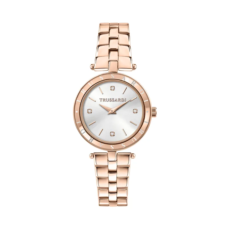 Ρολόι Trussardi R2453145512 Ροζ χρυσό