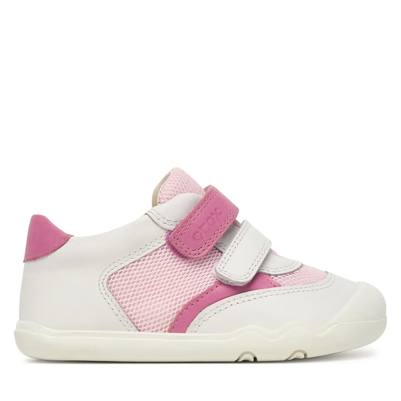 Αθλητικά Geox B Steppieup Girl B6563A 08514 C0406 Λευκό