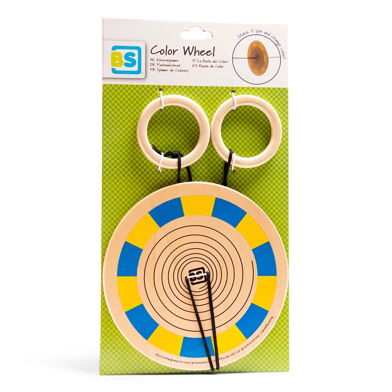 Τροχός Ξύλινος Χρωματιστός Bs Toys GA448 - Bs Toys - GA448