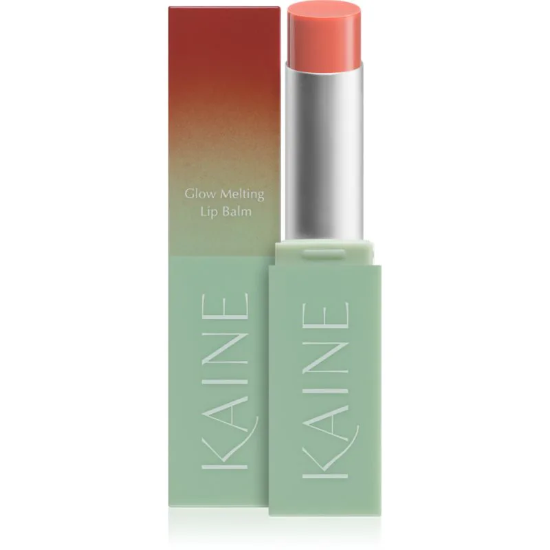 KAINE Glow Melting Lip Balm ενυδατικό βάλσαμο για τα χείλη με αναγεννητικό αποτέλεσμα απόχρωση #03 Warm Apricot 3.7 γρ