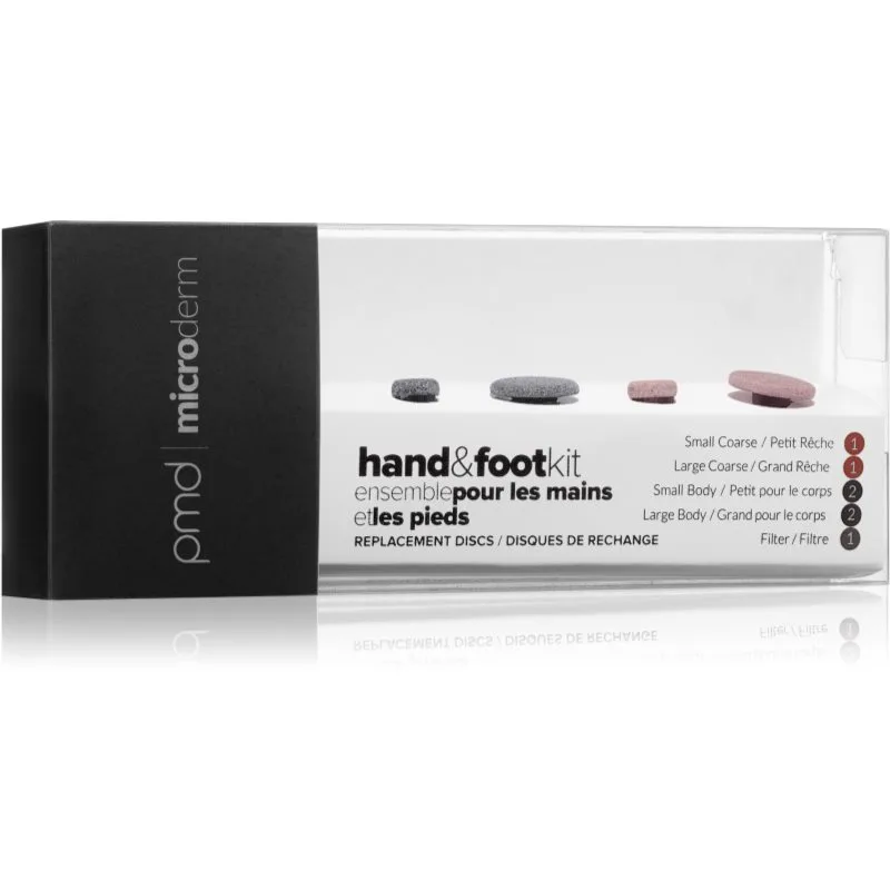 PMD Beauty Replacement Discs Hand & Foot Kit Ανταλλακτικοί δίσκοι για συσκευή καθαρισμού επιδερμίδας 7 τμχ