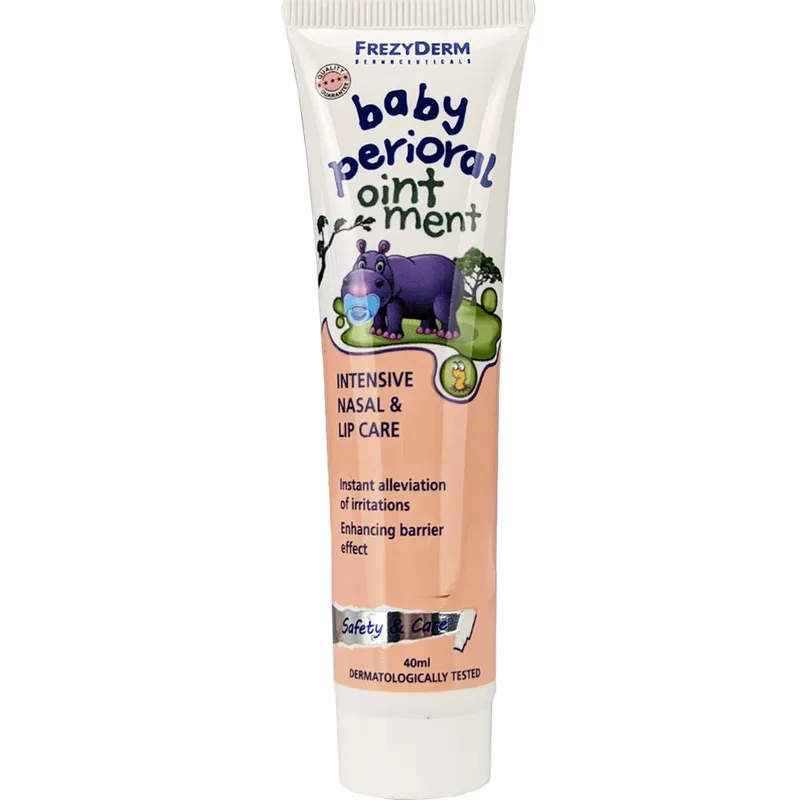 Frezyderm Intensive Nasal & Lip Care Baby Perioral Ointment Άνυδρη Αλοιφή για την Περιποίηση της Ρινοστοματικής Περιοχής, Κατά των Ερεθισμών για Βρέφη 40ml