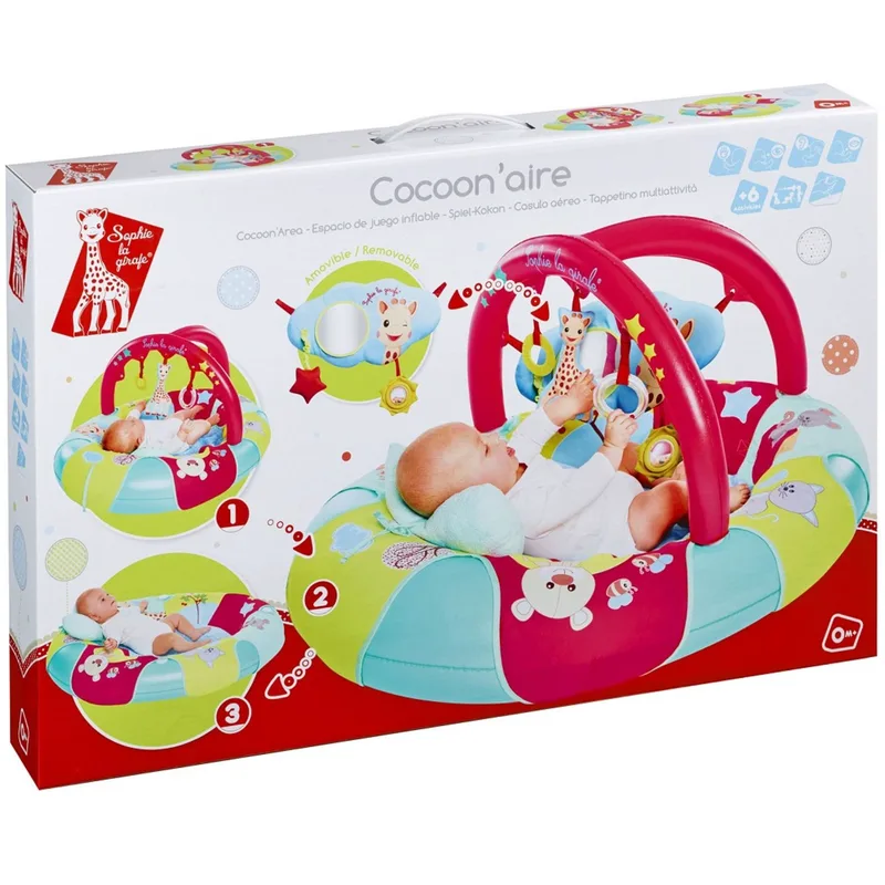 Sophie La Giraffe Cocoon' Area Κωδ 240120 Φουσκωτό Γυμναστήριο Δραστηριοτήτων 0m+, 1 Τεμάχιο