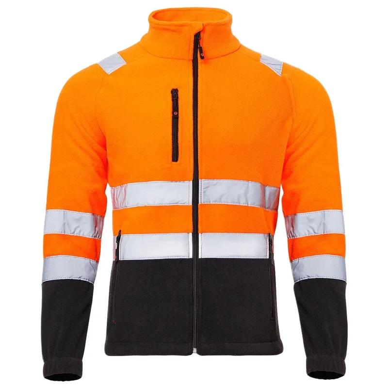 PRISMA HV FLEECE Ανακλαστική ζακέτα STENSO 04100254 Πορτοκαλί