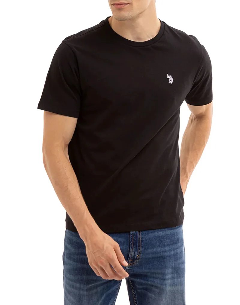 US POLO ASSN MICK 000148 EH33 T-SHIRT SS ΜΠΛΟΥΖΑ ΑΝΔΡΙΚΟ. US43154015P400-199 Black
