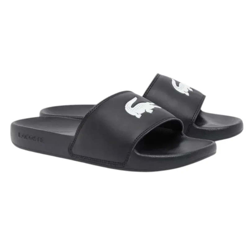 Lacoste Serve Slide Ανδρικές Παντόφλες 49CMA0041-312 Black Μαύρο