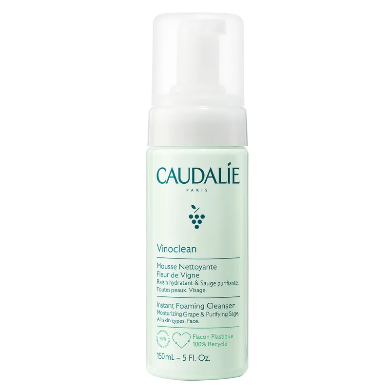Caudalie Vinoclean Instant Foaming Cleanser Αφρός Καθαρισμού Προσώπου για Όλους τους Τύπους Επιδερμίδας 150ml