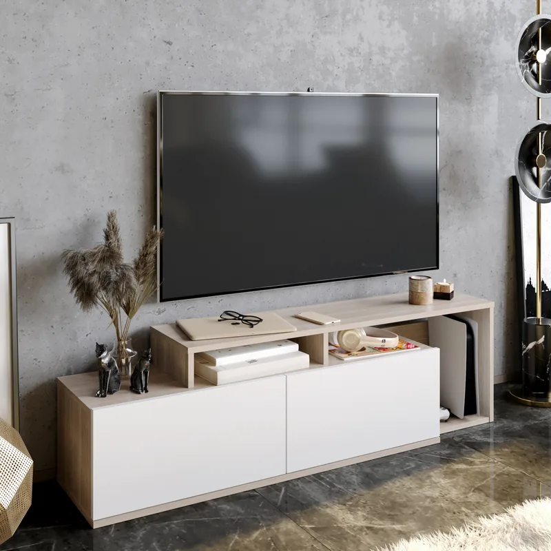 Βάση Τηλεόρασης Nexera - Cordoba, White 788Dec4032 (149,8x42,9x35,3)