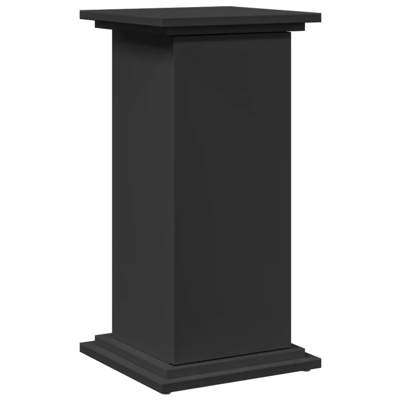 vidaXL Βάση Οθόνης με Αποθ. Μαύρο 31x30x60 εκ. Επεξεργασμένο Ξύλο