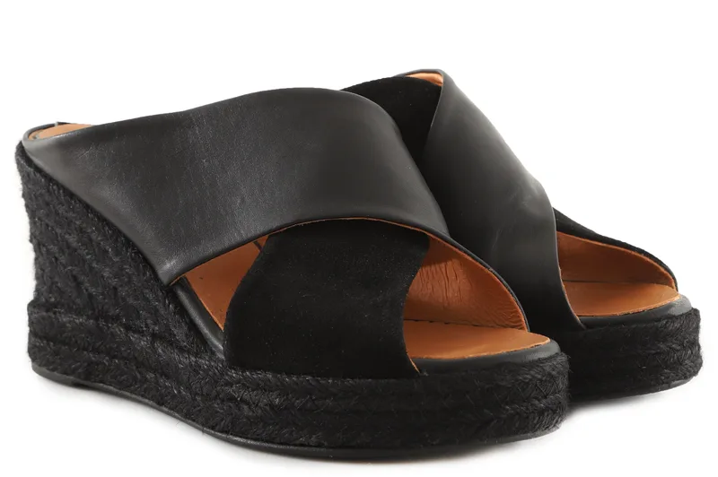 Mules Boxer Με Σουέτ Δέρμα 82682-10-011 Γυναικείο
