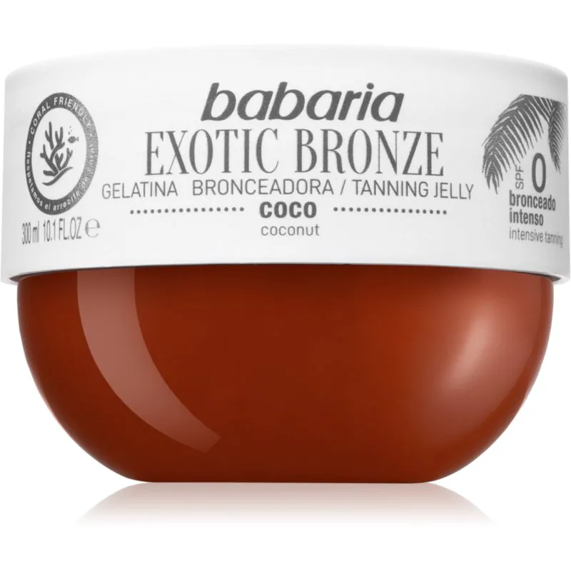 Babaria Tanning Jelly Exotic Bronze Τζελ σώματος για έντονο μαύρισμα 300 ml