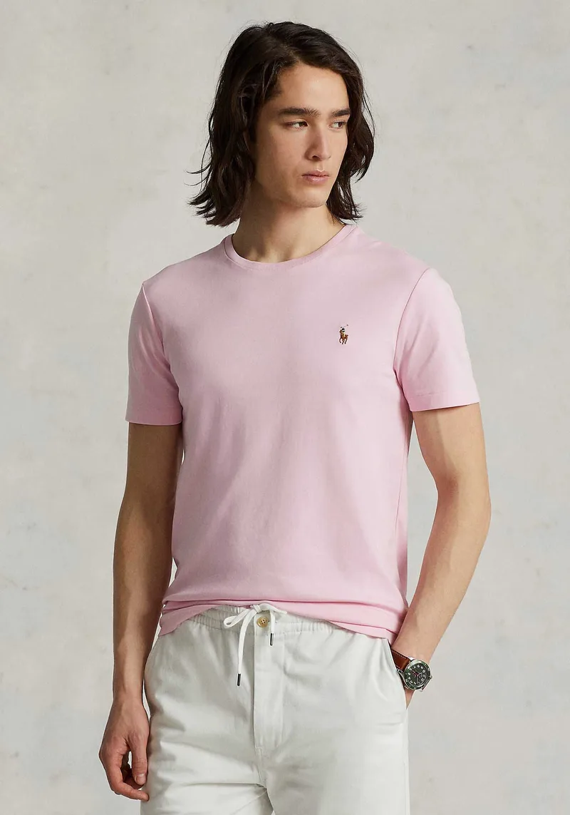 Polo Ralph Lauren Μπλούζα της σειράς Soft Cotton - 710740727 010 Ροζ