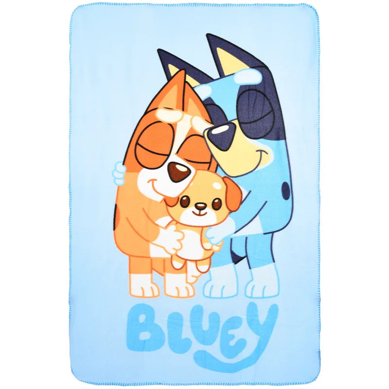 Bluey Snuggle Time Παιδική Κουβέρτα Fleece 100x150cm Μπλε