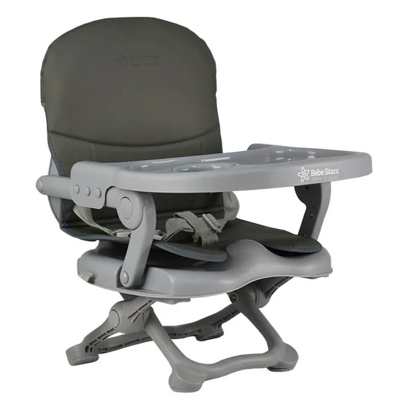 Καρεκλάκι Φαγητού-Ταξιδιού Bebe Stars Booster Tasty Grey 895-186