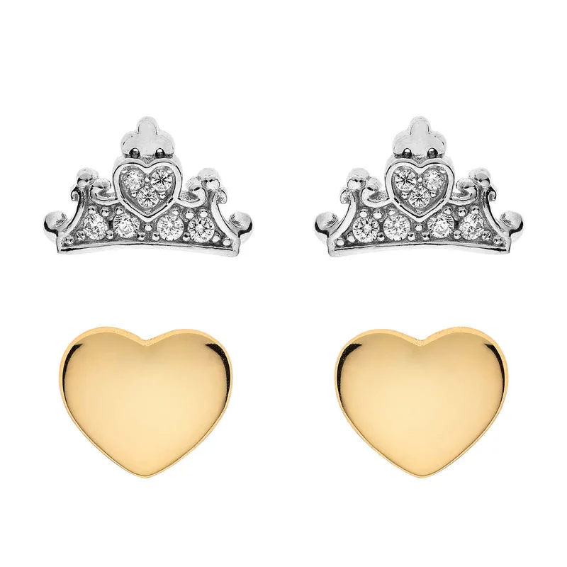 DISNEY Σετ Σκουλαρίκια Από Ασήμι Princess SS00001TZWL.CS