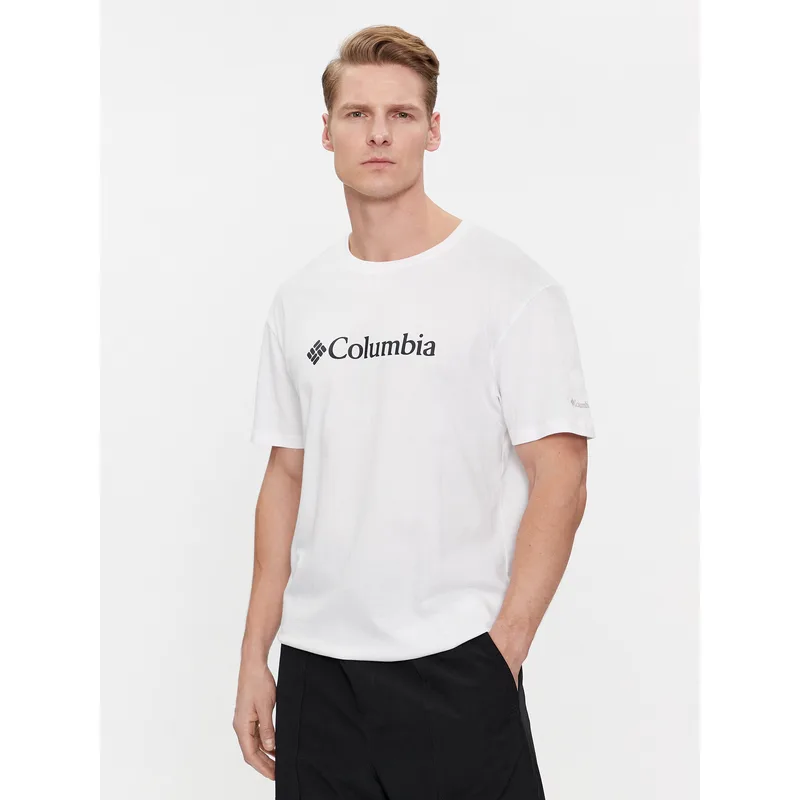 Columbia T-Shirt Csc Basic Logo 1680053 Λευκό Regular Fit