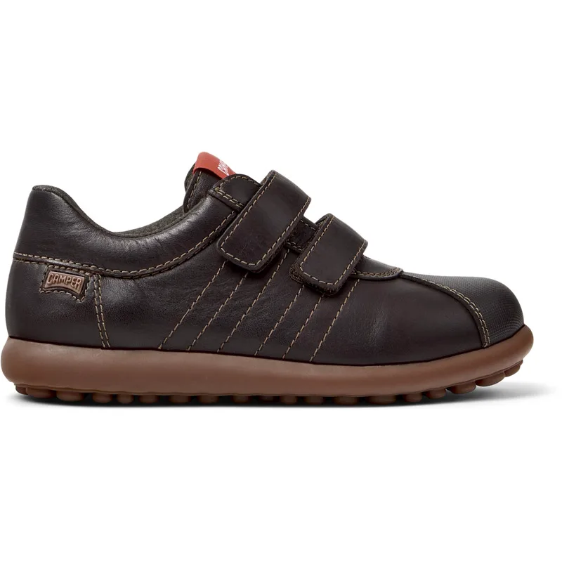 CAMPER Pelotas - Smart casual παπουτσια Για Κορίτσια - Καφέ, Μέγεθος 27, Smooth leather/Cotton fabric
