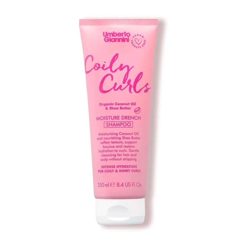 Umberto Giannini Coily Curls Moisture Drench Shampoo (250ml)