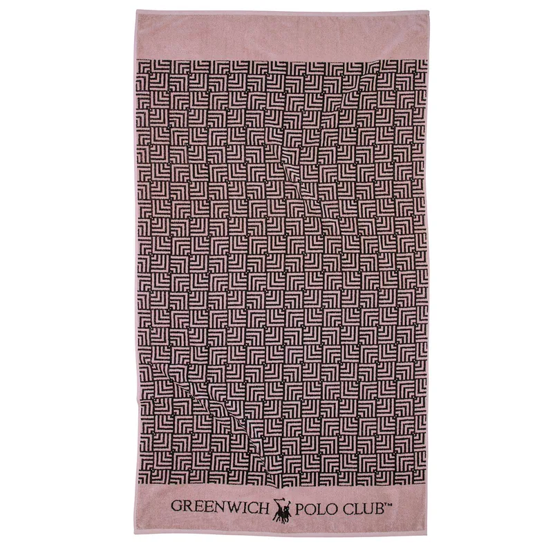 Greenwich polo club πετσετα θαλασσησ 90χ170 3730 nude, μαυρο
