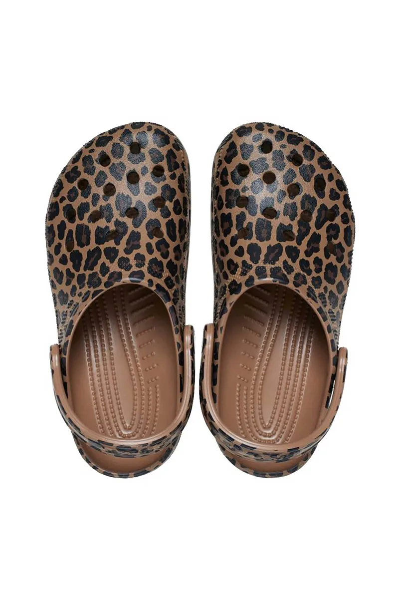 Crocs unisex clogs με διάτρητο σχέδιο "Classic Animal Clog" - E79837 Καφέ