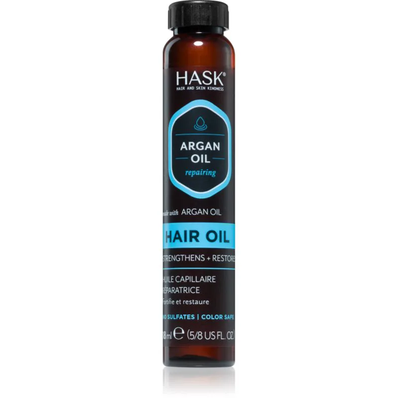 HASK Argan Oil αναγεννητικό λάδι για κατεστραμμένα μαλλιά 18 ml