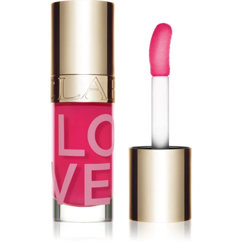 Clarins Lip Comfort Oil Love Collection Έλαιο για τα χείλη με ενυδατικό αποτέλεσμα απόχρωση 31 rosy kiss 7 ml