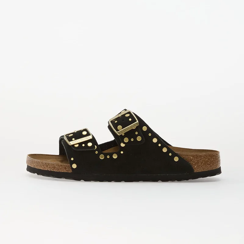 Sneakers Birkenstock Arizona Rivets Suede Leather Women Black EUR 37