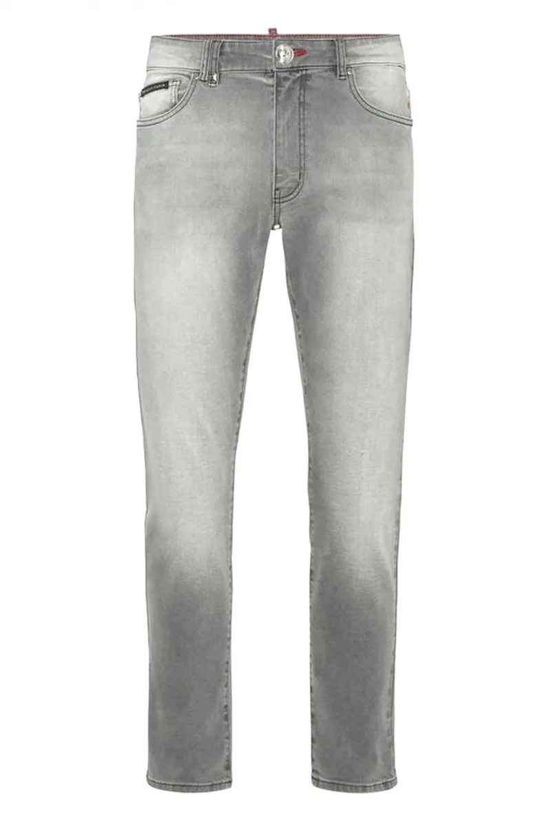 PHILIPP PLEIN ΠΑΝΤΕΛΟΝΙ JEANS SKINNY ΓΚΡΙ