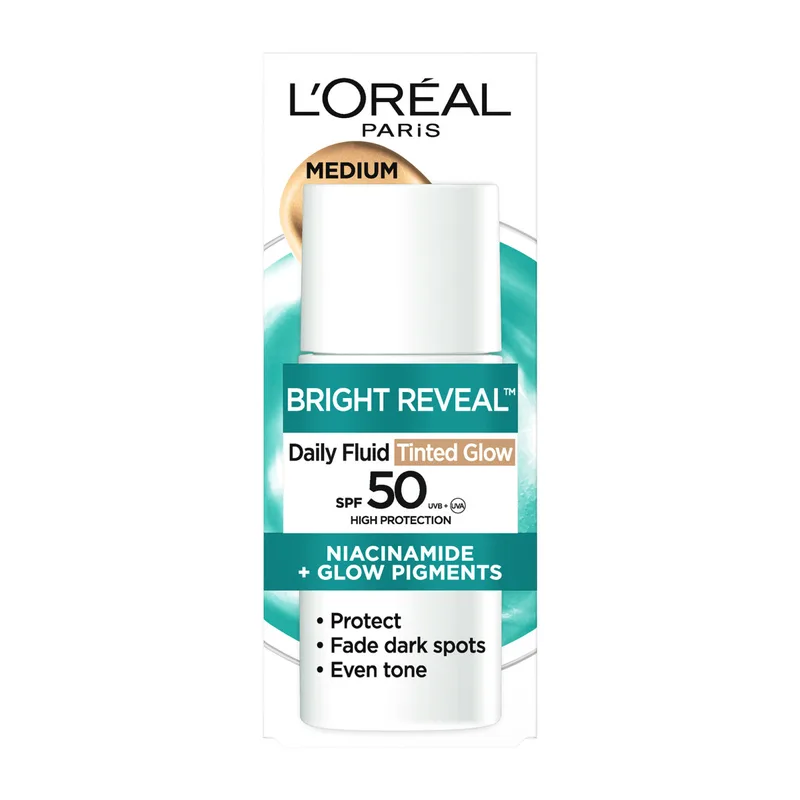 Bright Reveal Κρέμα Προσώπου Με Νιασιναμίδη, Χρώμα & SPF50 Μεσαία Απόχρωση 50ml