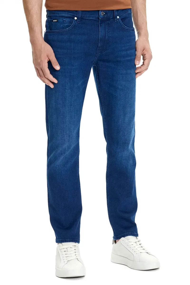 BOSS ΠΑΝΤΕΛΟΝΙ JEANS SLIM FIT H-DELAWARE ΜΠΛΕ