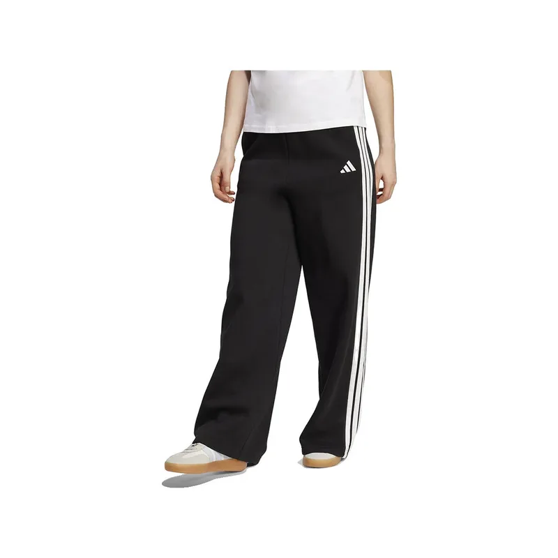 Φόρμες adidas Pantalons de survêtement 3-stripes fleece wide noir
