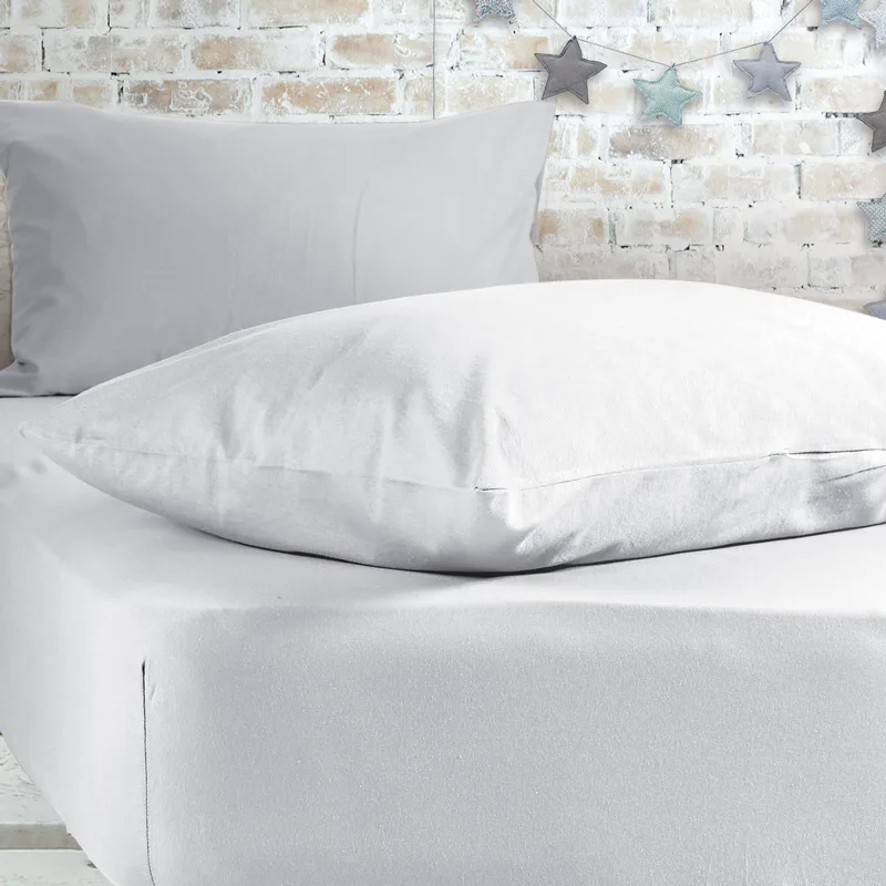 Σεντόνι Μεμονωμένο Κούνιας 70X140+20 Nef Nef Jersey 200-White Με Λάστιχο (70x140+20)
