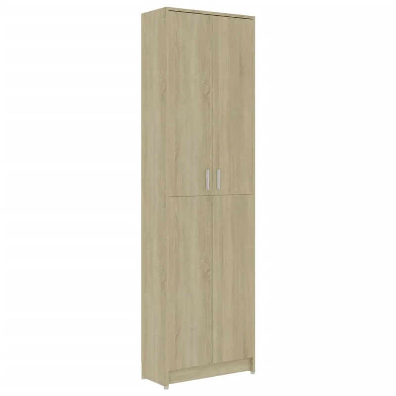 vidaXL Ντουλάπα Διαδρόμου Sonoma Δρυς 55 x 25 x 189 εκ. Επεξ. Ξύλο