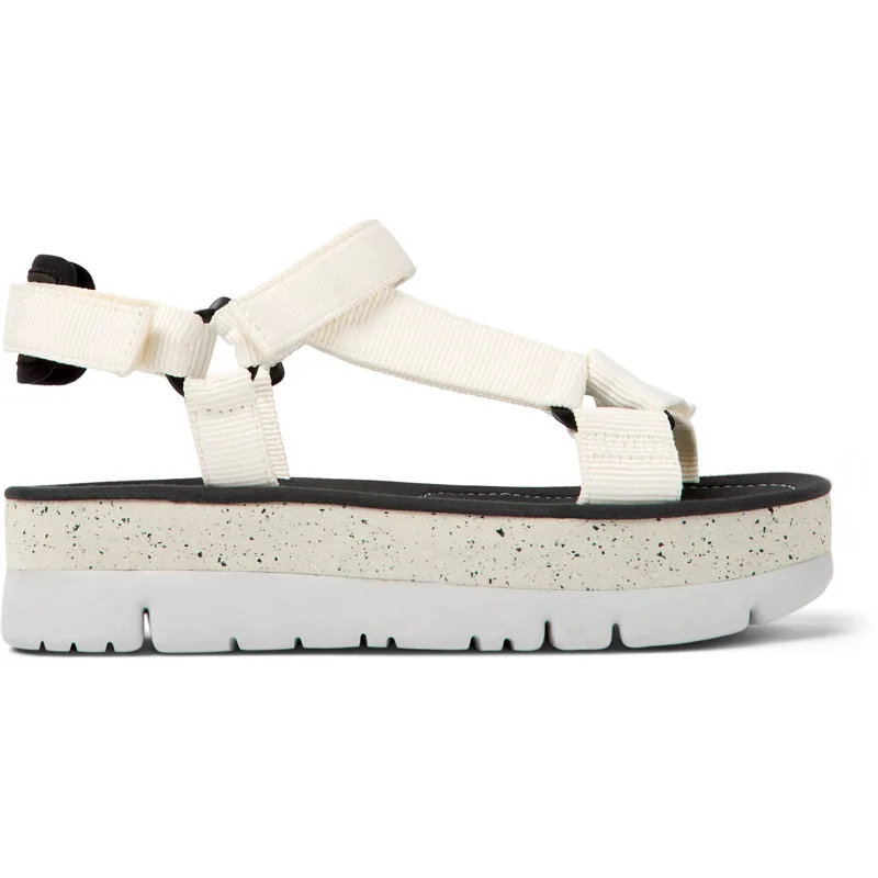 CAMPER Oruga Up - Πέδιλα Για Γυναικεία - Λευκό, Μέγεθος 42, Cotton fabric