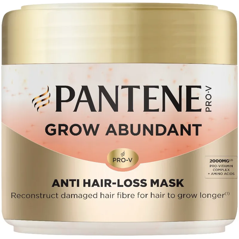 Pantene Pro-V Grow Abundant Anti Hair-Loss Mask Μάσκα Κατά της Τριχόπτωσης για Δυνατά & Πλούσια Μαλλιά με Νιασιναμίδη & Αμινοξέα 300ml