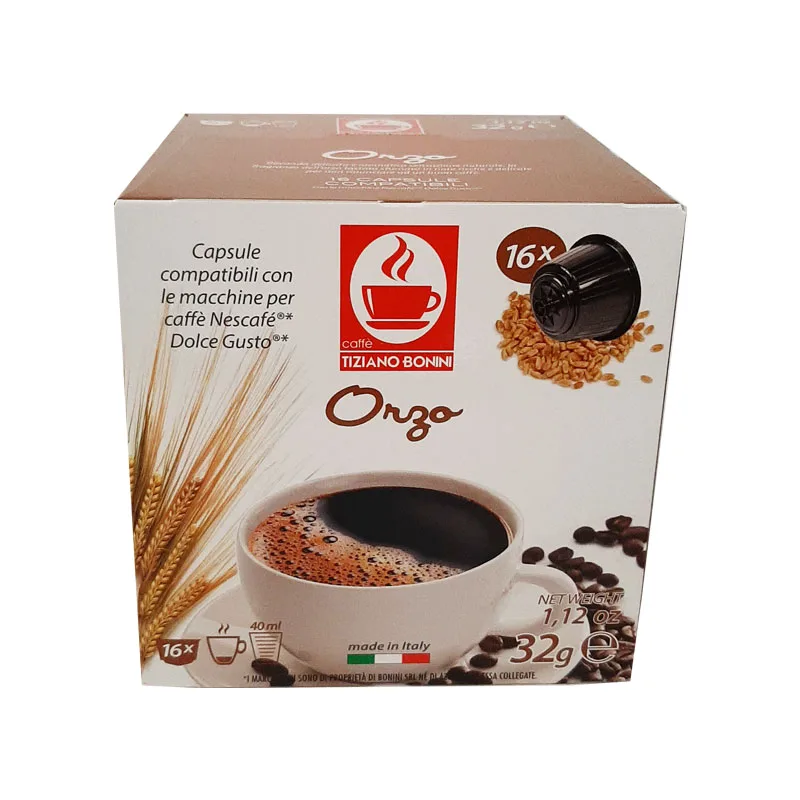 Tiziano Bonini Orzo κριθάρι κάψουλες Dolce Gusto - 16 τεμ.